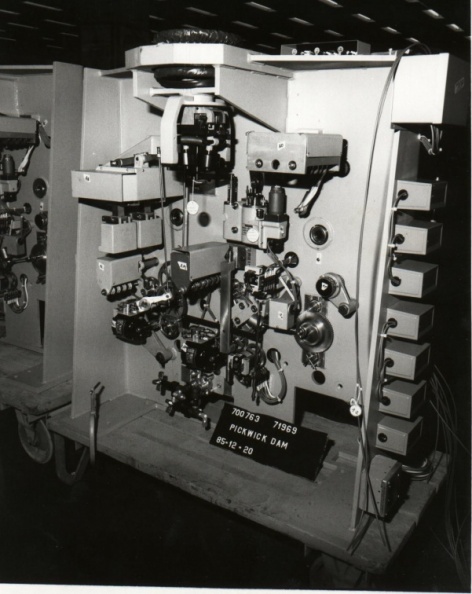  Woodward Governor Company's hydraulic actuator governor sub-system for Pickwick dam 